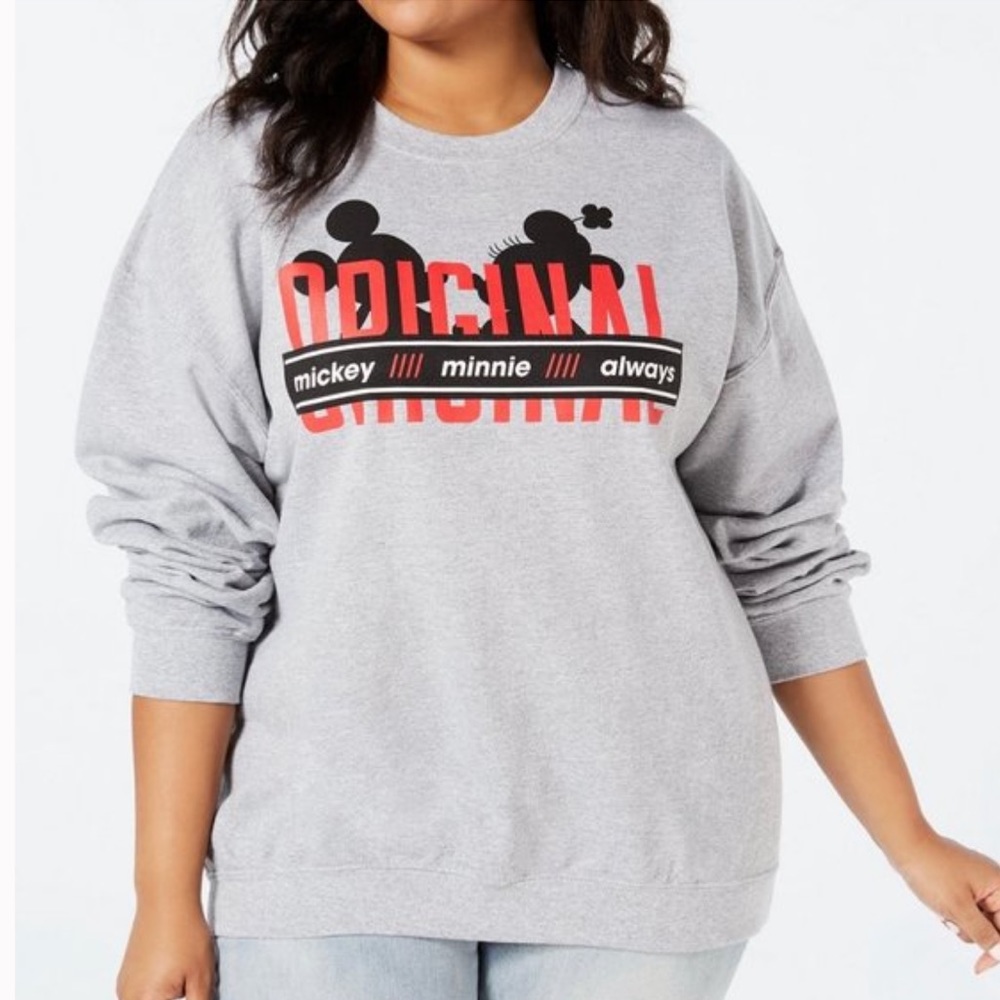 Disney Plus Size Mickey Minnie Pullover